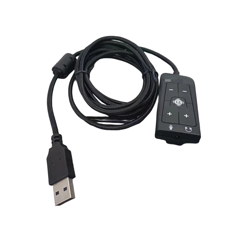 Usb Sound Card External - Adattatore USB M17B Scheda audio esterna