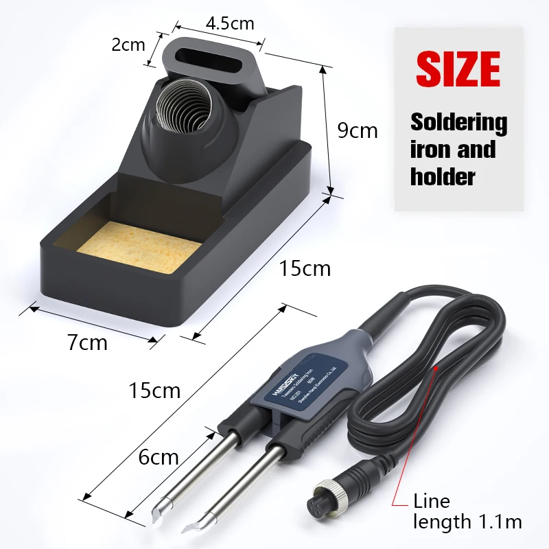 Unique Electronics Gadgets - T12 Stazione di Saldatura Pinzette Maniglia