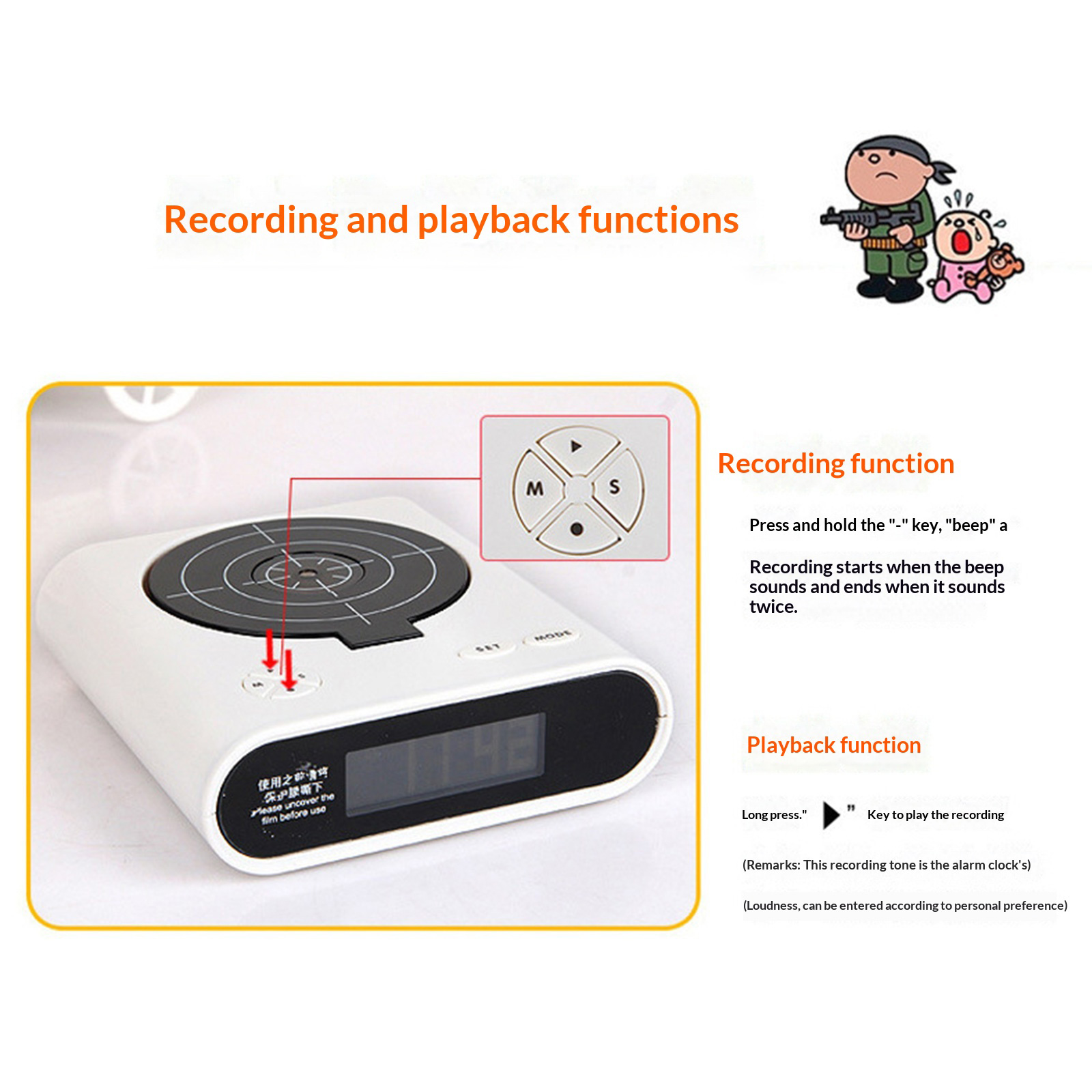 Electronics Gadgets For Gift - Sveglia da Tavolo Elettronica Creativa a