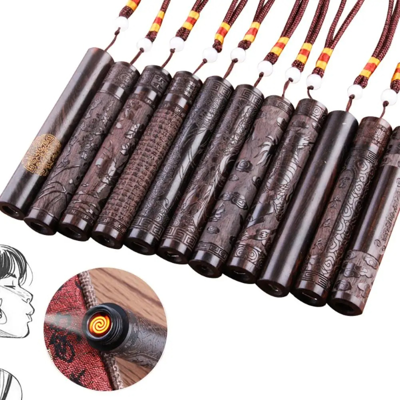 Electronics Gadgets For Men - Accendino elettronico in legno di sandalo