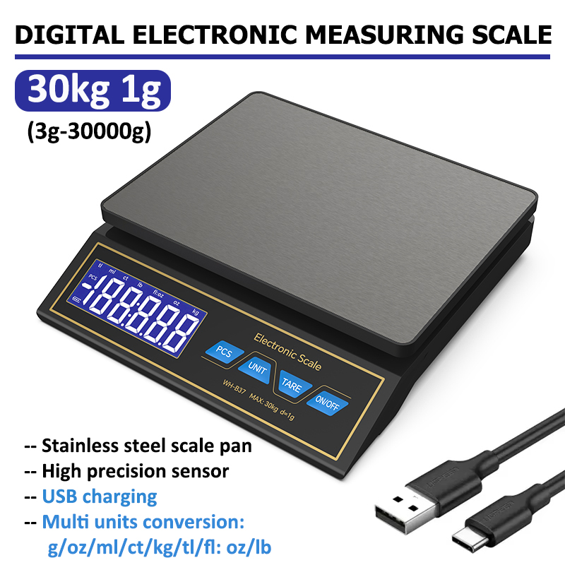 Unique Electronics Gadgets - Bilancia da cucina digitale LCD 30kg/1g