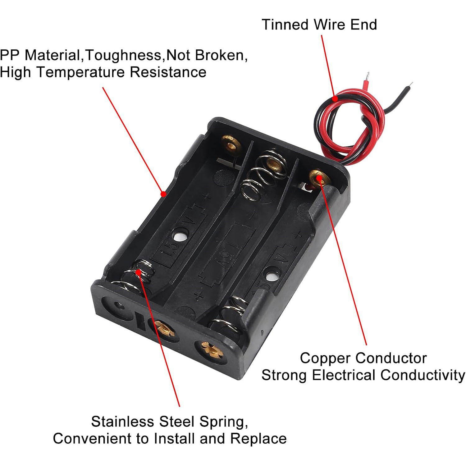 Supporto per batteria AAA da 1 - Unique Electronics Gadgets recensione e prezzo